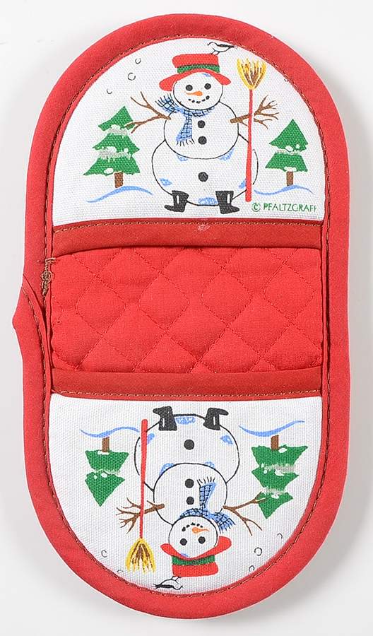 Snow Village Cloth Double Oven Glove by Pfaltzgraff-1