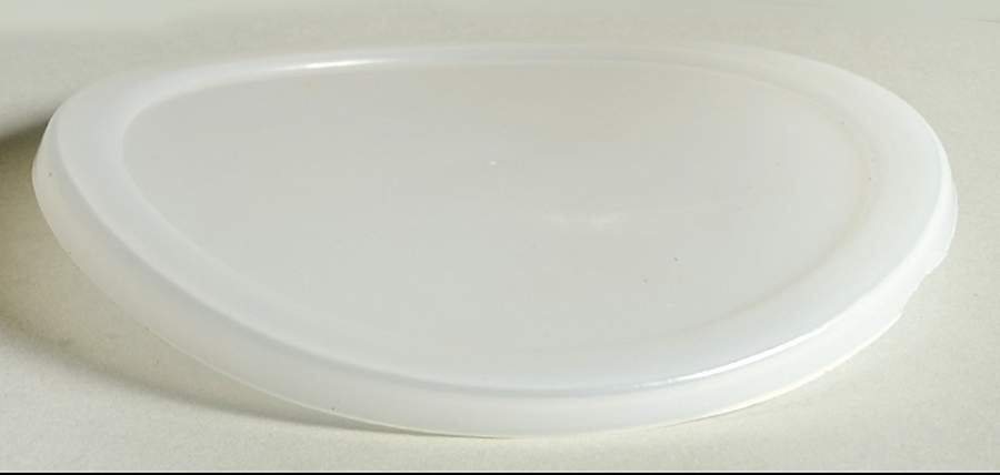 Snow Village Plastic Lid 6 5/8" for Metal Bowl by Pfaltzgraff-1