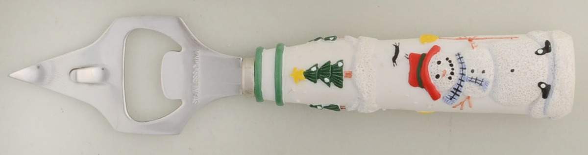Snow Village Bottle Opener by Pfaltzgraff-1