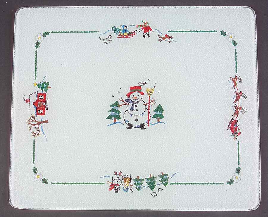 Snow Village 12" Counter Saver by Pfaltzgraff-1