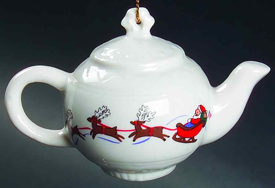 Snow Village Teapot Ornament by Pfaltzgraff-1