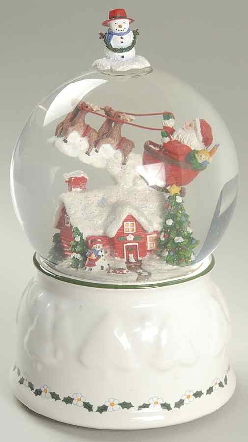 Snow Village Snow Globe by Pfaltzgraff-1