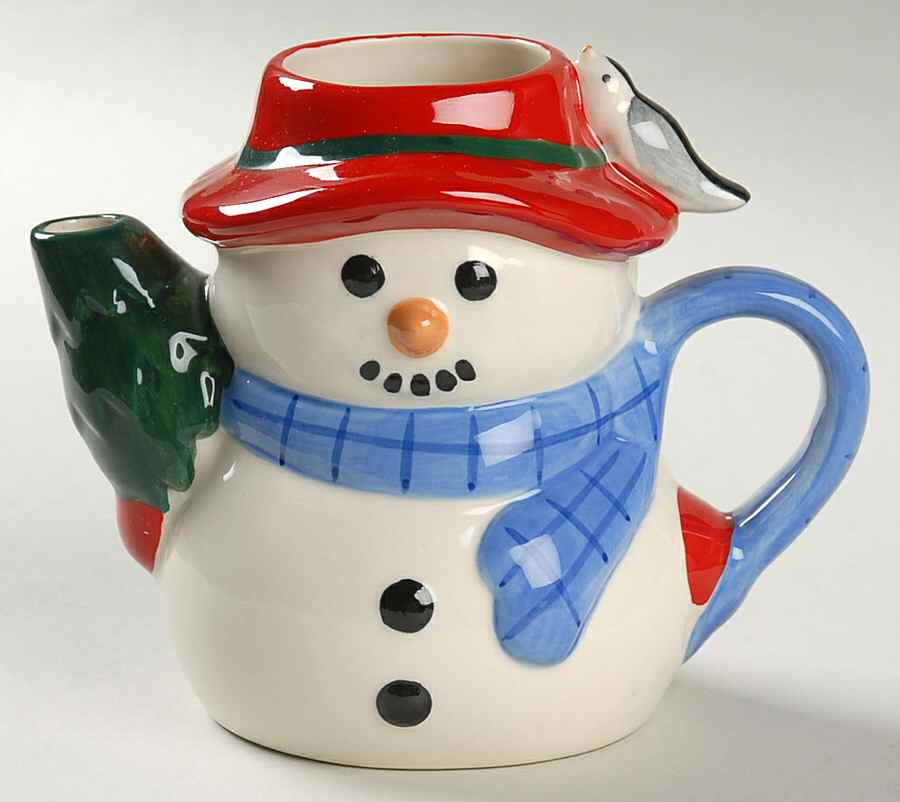 Snow Village Figural Creamer by Pfaltzgraff-1