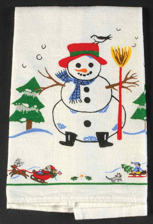 Snow Village Cloth Dish Towel by Pfaltzgraff-1