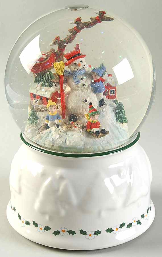 Snow Village Snow Globe by Pfaltzgraff-1