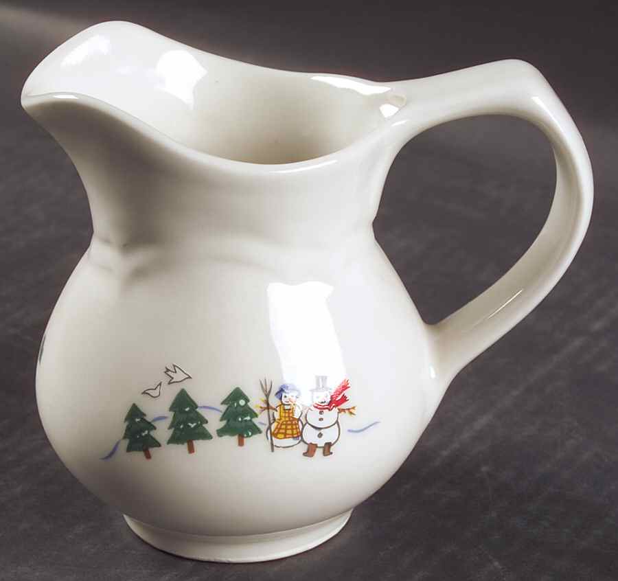 Snow Village Creamer by Pfaltzgraff-1