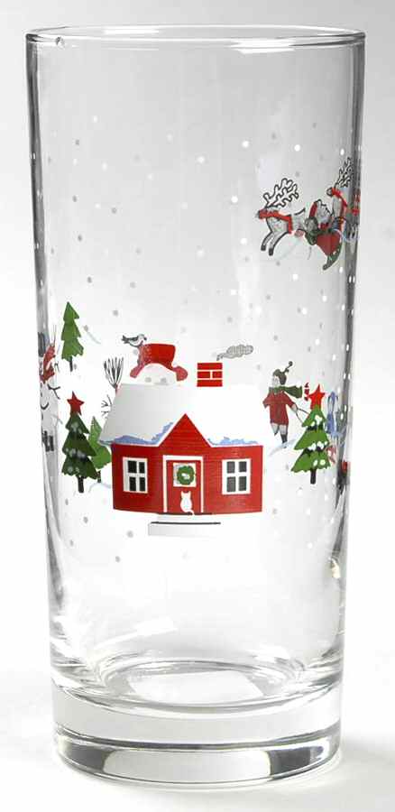 Snow Village 14 Oz Glassware Cooler by Pfaltzgraff-1