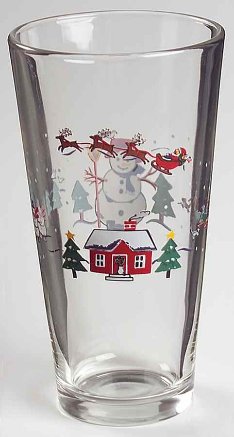 Snow Village 18 Oz Glassware Cooler by Pfaltzgraff-1