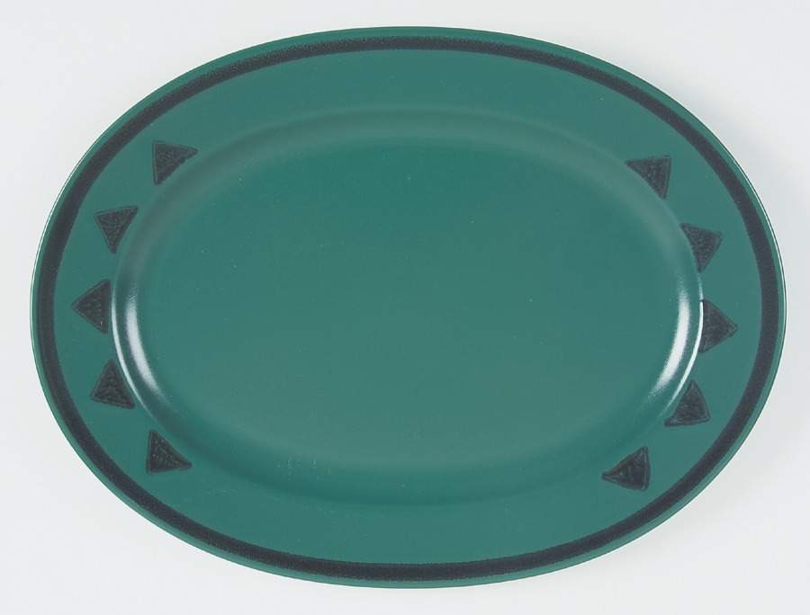 Solstice 14" Oval Serving Platter by Pfaltzgraff-1