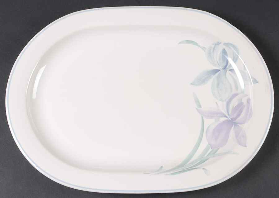 Spring Song 14" Oval Serving Platter by Pfaltzgraff-1