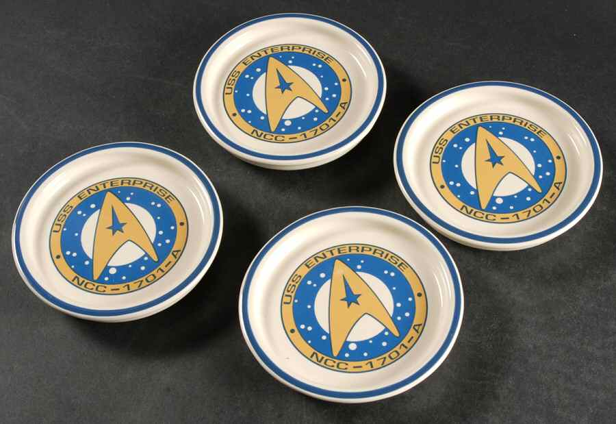 Star Trek (Stoneware) 4 Piece Coaster Set by Pfaltzgraff-1