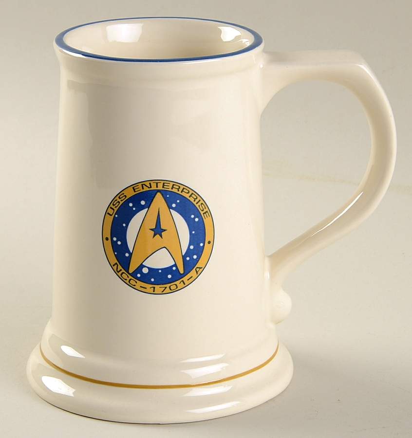 Star Trek (Stoneware) Tankard by Pfaltzgraff-1