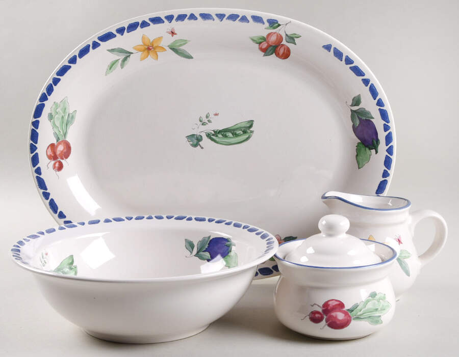 Summer Garden 5 Piece Hostess Set by Pfaltzgraff-1