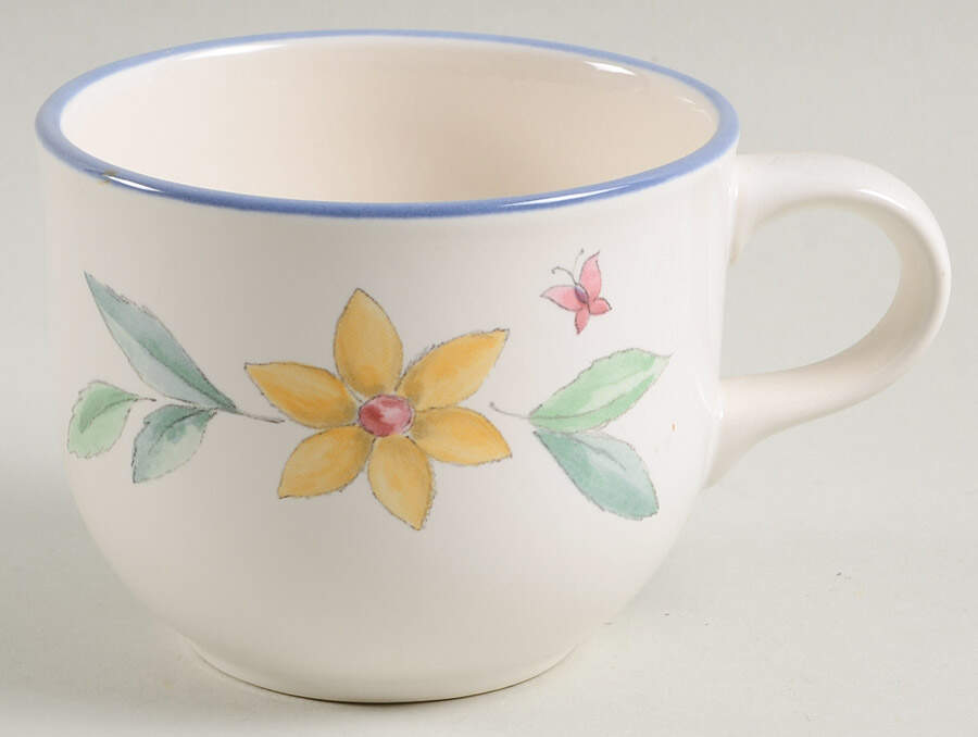 Summer Garden Flat Cup by Pfaltzgraff-1