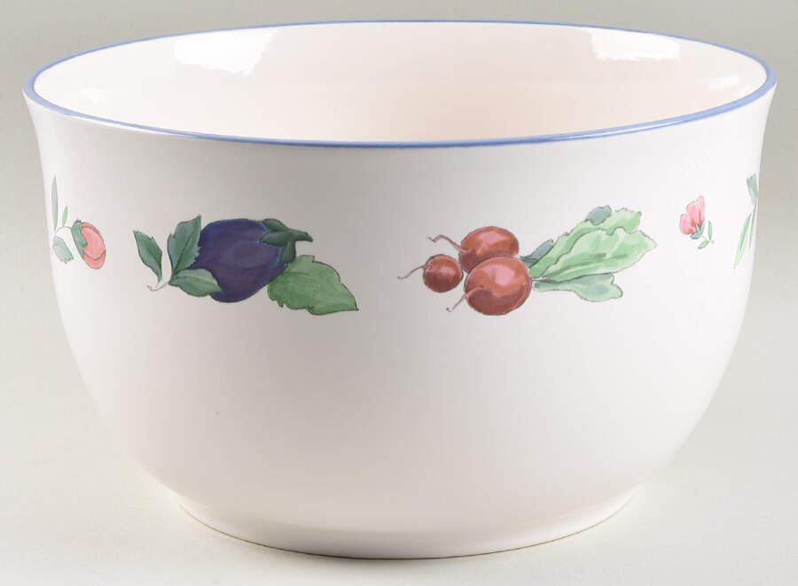 Summer Garden 9" Salad Serving Bowl by Pfaltzgraff-1