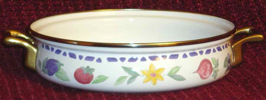 Summer Garden 10" Metal Buffet Server by Pfaltzgraff-1
