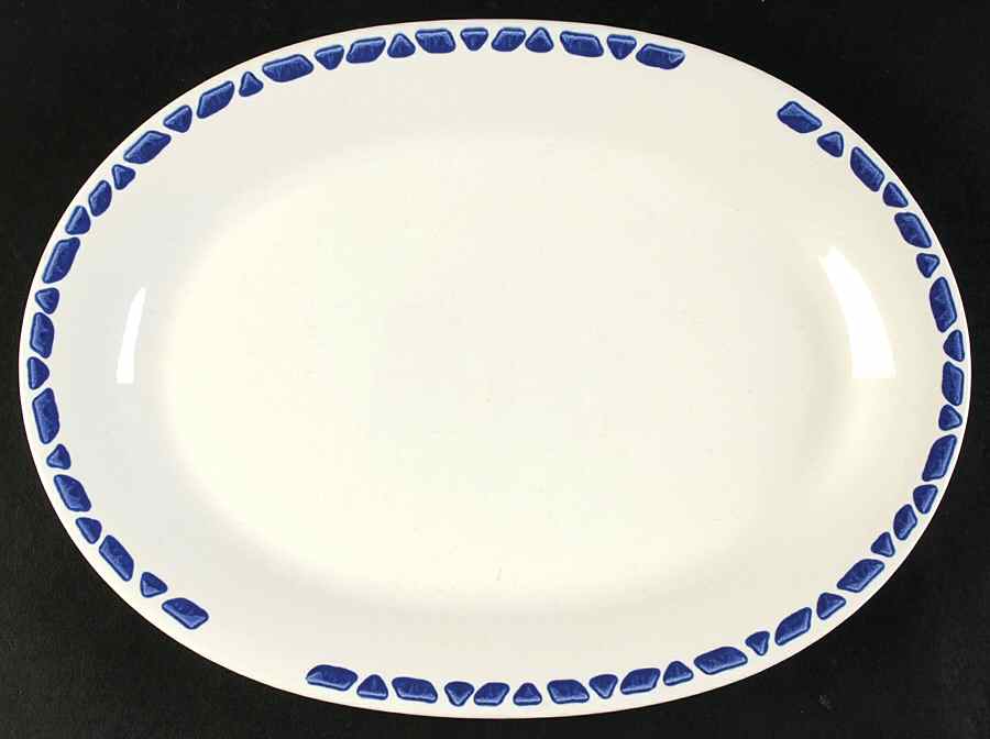 Summer Garden 12" Oval Serving Platter by Pfaltzgraff-1