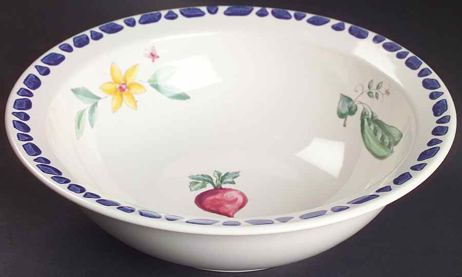 Summer Garden 9" Round Vegetable Bowl by Pfaltzgraff-1