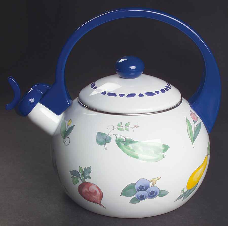 Summer Garden Metal Kettle & Lid by Pfaltzgraff-1