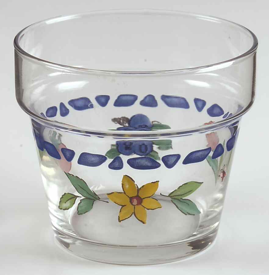 Summer Garden Glassware Flower Pot/Votive by Pfaltzgraff-1