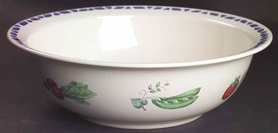 Summer Garden 11" Large Salad Serving Bowl by Pfaltzgraff-1