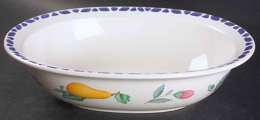 Summer Garden 10" Oval Vegetable Bowl by Pfaltzgraff-1