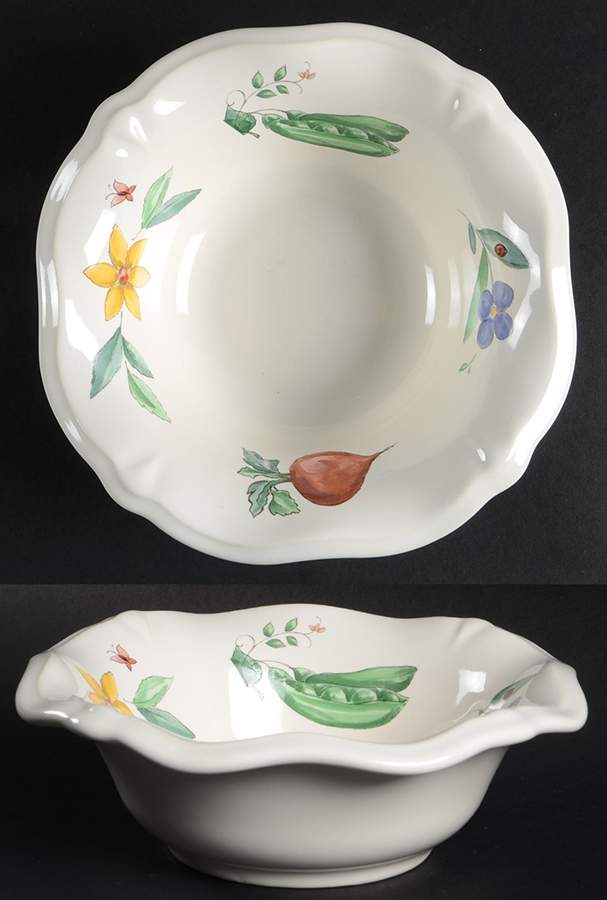 Summer Garden Sculpted Chip&Dip Bowl by Pfaltzgraff-1