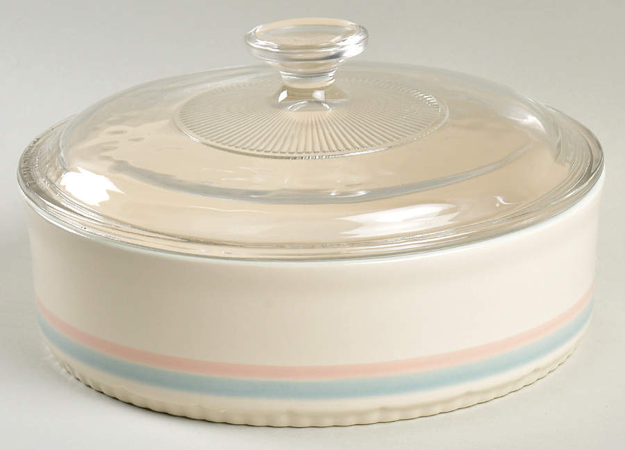 Sunrise 1 Qt Round Covered Casserole by Pfaltzgraff-1