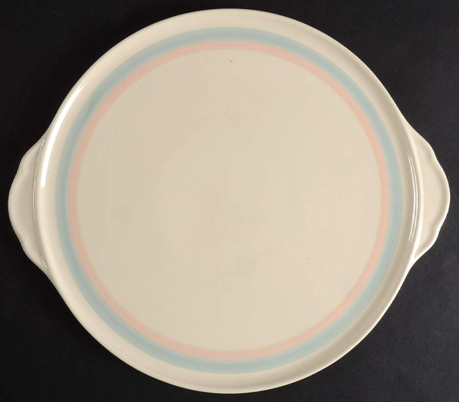 Sunrise Handled Cake Plate by Pfaltzgraff-1