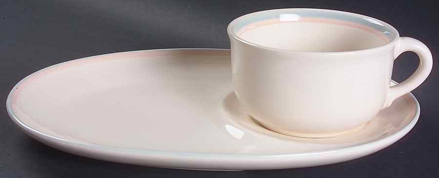 Sunrise Snack Tray & Soup Mug Set by Pfaltzgraff-1