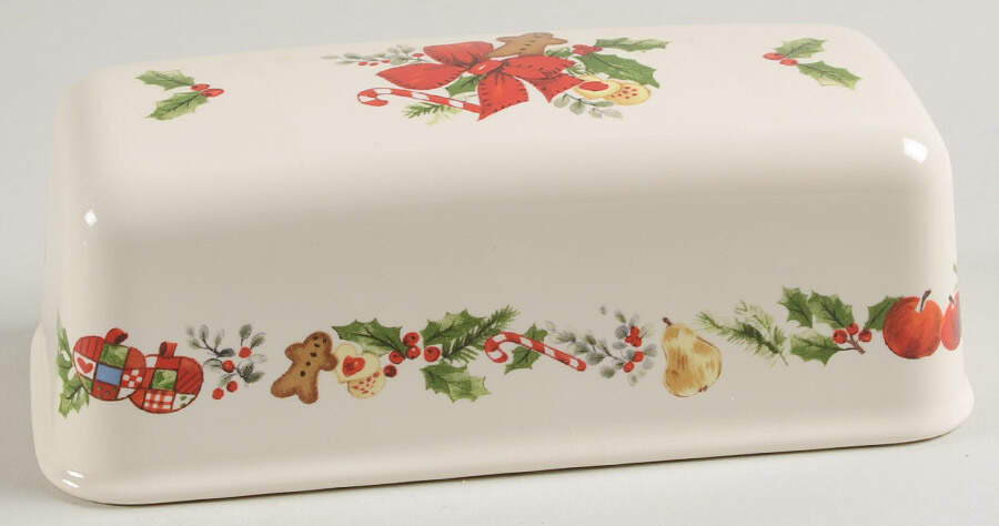 Sugar Plum Lid for 1/4 Lb Butter by Pfaltzgraff-1