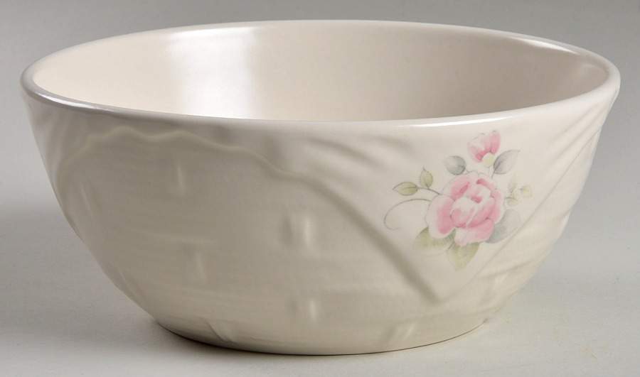 Tea Rose Commemorative Basket Bowl by Pfaltzgraff-1