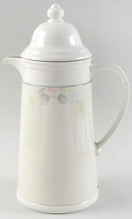 Tea Rose Plastic Thermos/Carafe & Lid by Pfaltzgraff-1
