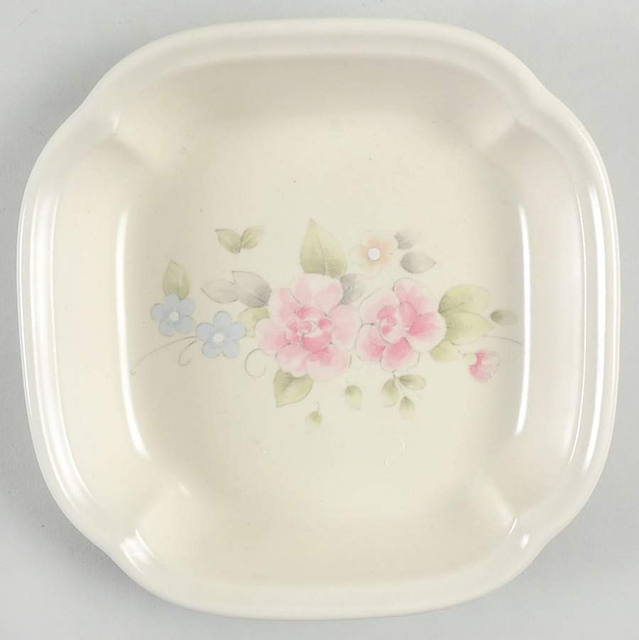 Tea Rose Individual Square Sandwich Server by Pfaltzgraff-1