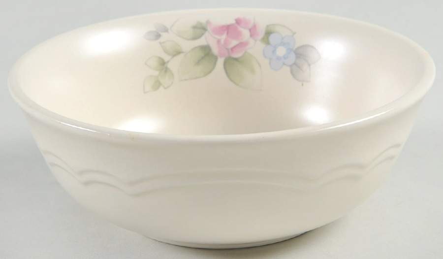 Tea Rose Soup/Cereal Bowl by Pfaltzgraff-1