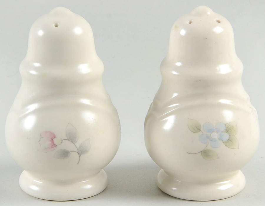 Tea Rose Salt & Pepper Set by Pfaltzgraff-1