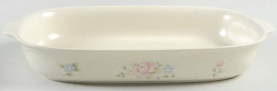 Tea Rose 14" Rectangular Baker by Pfaltzgraff-1