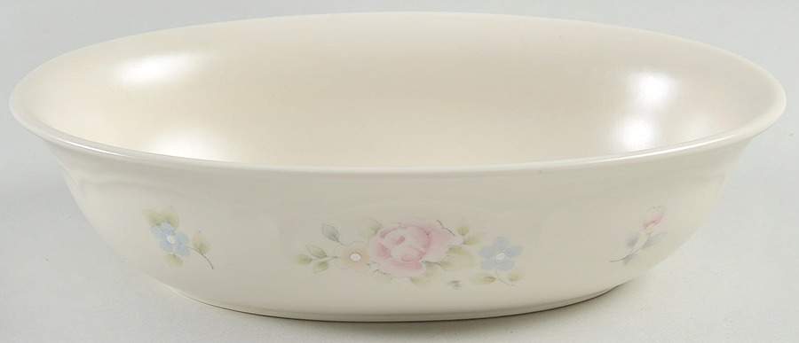 Tea Rose 10" Oval Vegetable Bowl by Pfaltzgraff-1