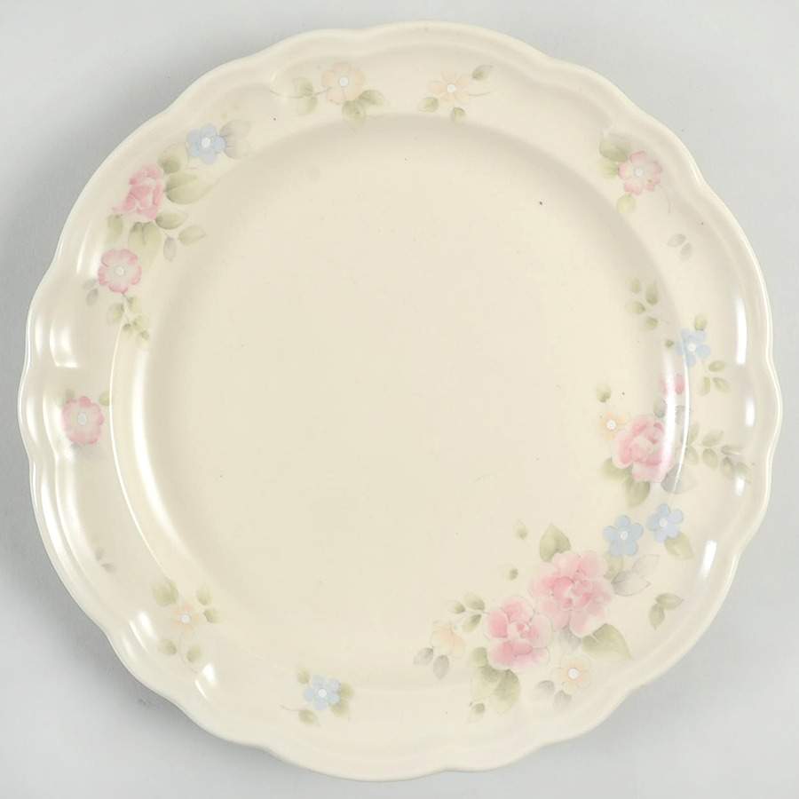 Tea Rose Large Dinner Plate by Pfaltzgraff-1
