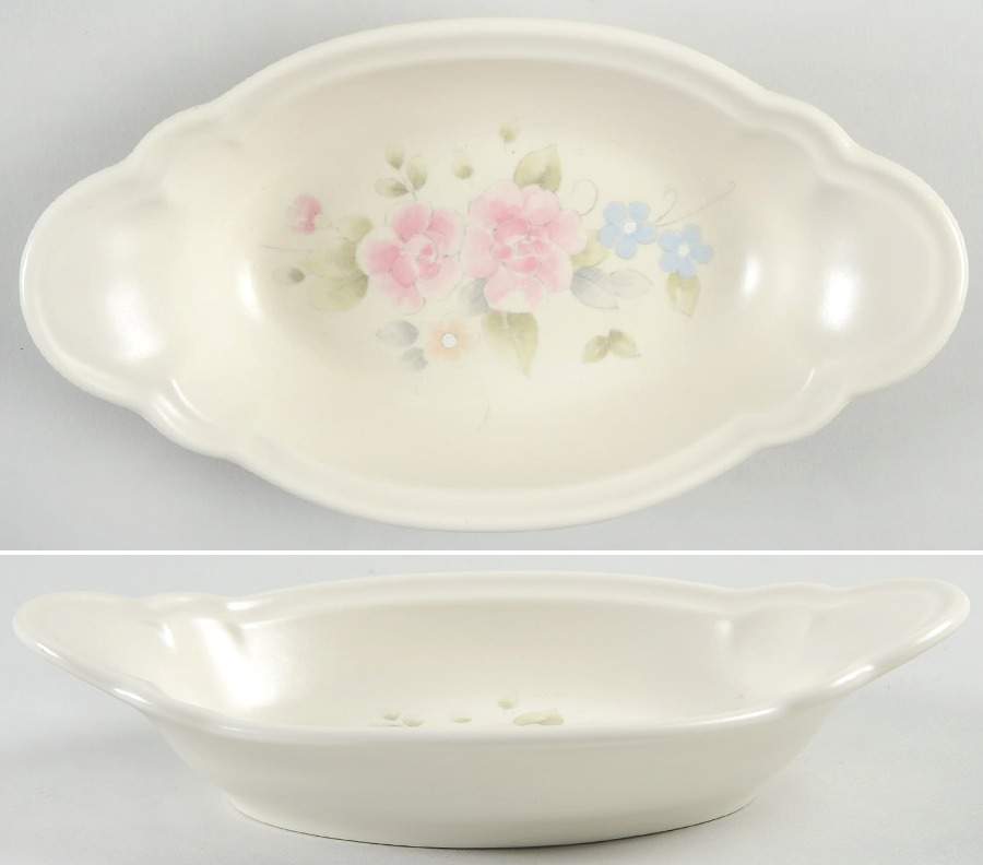 Tea Rose 8" Augratin by Pfaltzgraff-1