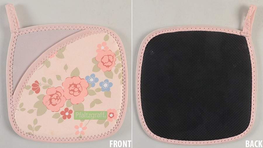 Tea Rose Cloth Potholder by Pfaltzgraff-1