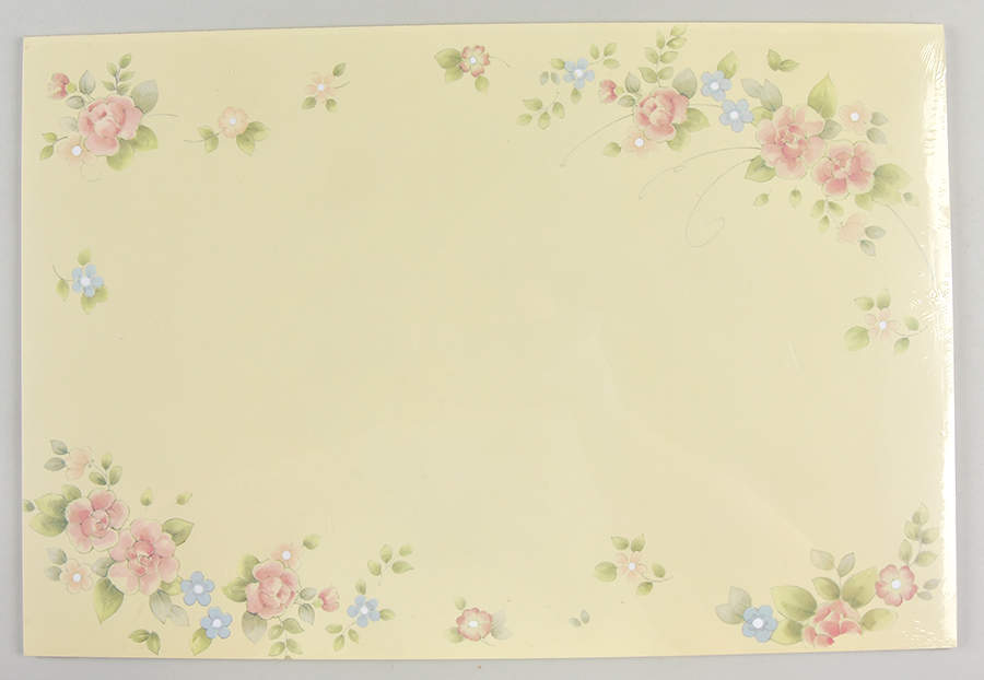 Tea Rose (Set of 24) Paper Placemats by Pfaltzgraff-1