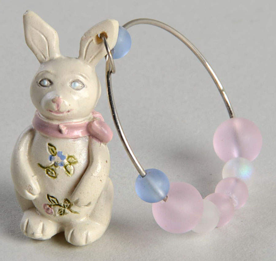 Tea Rose Wine Marker/Charm by Pfaltzgraff-1