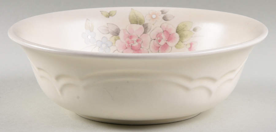 Tea Rose Soup/Cereal Bowl by Pfaltzgraff-1