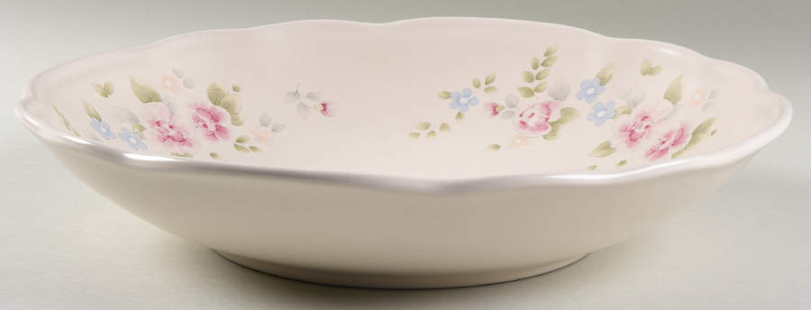 Tea Rose 13" Pasta Serving Bowl by Pfaltzgraff-1