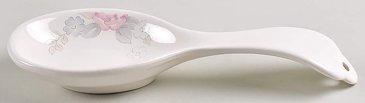 Tea Rose Spoon Rest/Holder (Holds 1 Spoon) by Pfaltzgraff-1
