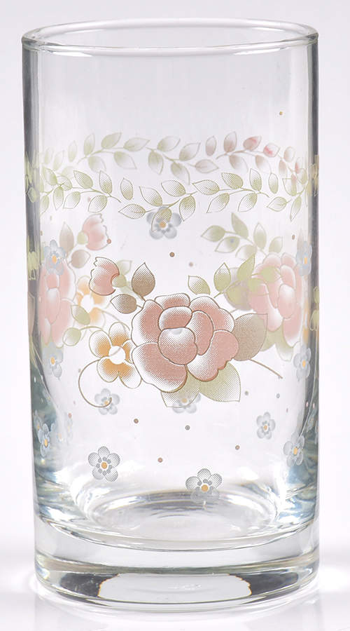 Tea Rose 8 Oz Glassware Juice by Pfaltzgraff-1