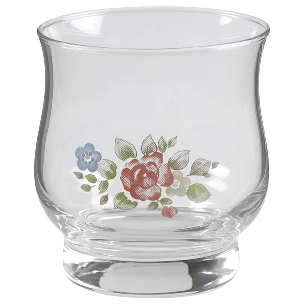 Tea Rose 8 Oz Glassware Rocks/Juice by Pfaltzgraff-1