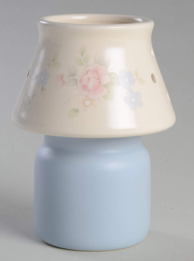 Tea Rose Votive Lamp & Shade by Pfaltzgraff-1