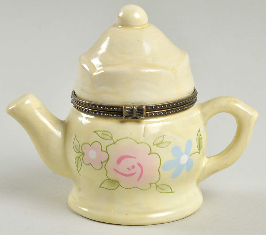Tea Rose Trinket Box & Lid by Pfaltzgraff-1